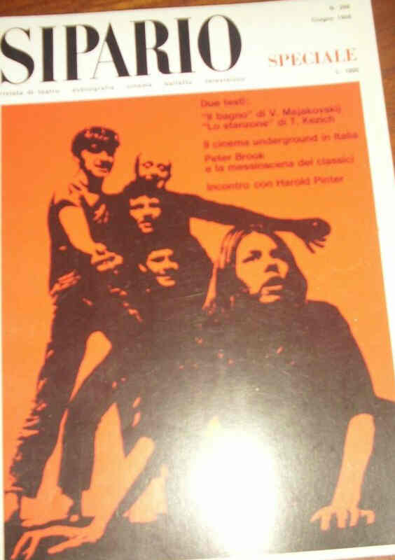 SIPARIO magazine side cover Issue 266 June 1968